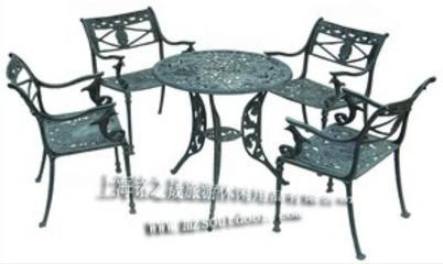 上海铭之晟家居用品生产供应铸铁桌椅MZS-26002 上海铭之晟家居专营户外家具